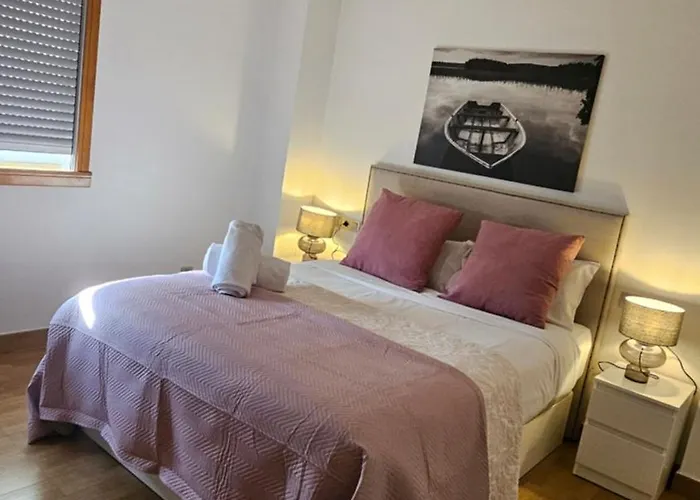 アパート Vivienda Con Increibles Vistas A La Playa De Riazor ア・コルーニャ