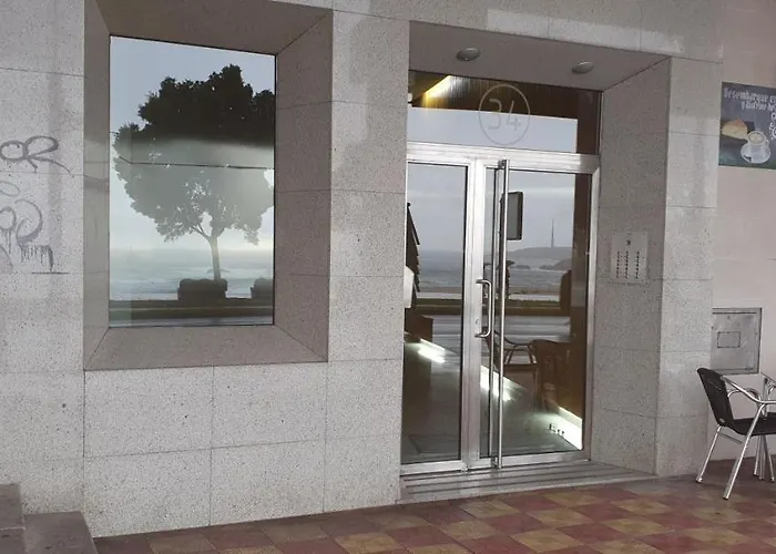 Vivienda Con Increibles Vistas A La Playa De Riazor アパート ア・コルーニャ